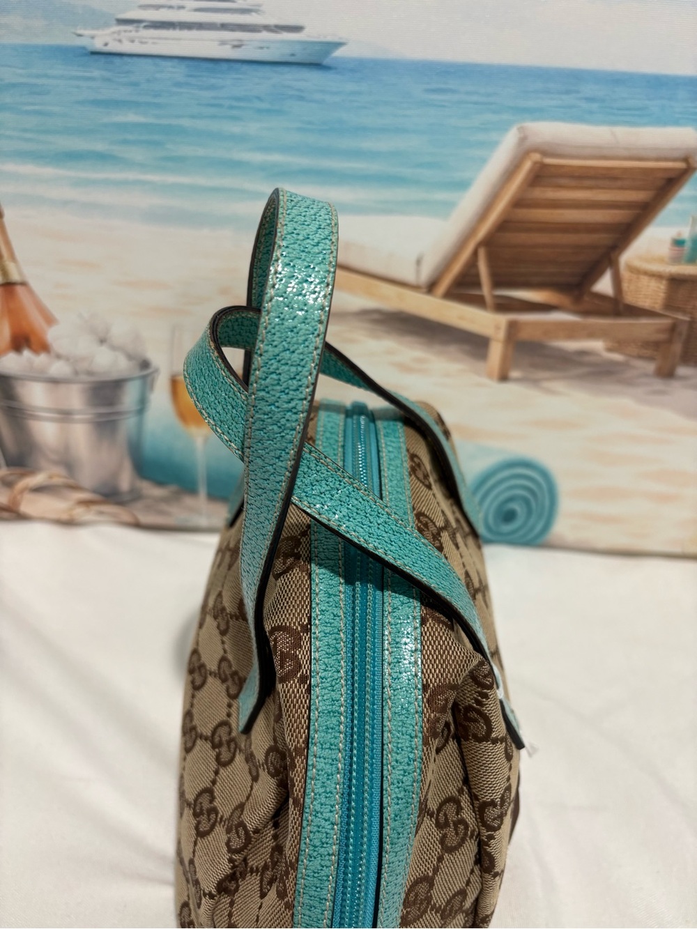 Authentic Gucci GG Canvas Mini Dome Handbag with Certificate - Picture 6 of 13